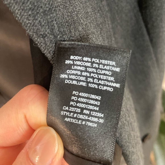 Aritzia Wilfred Margaux Blazer Grey Size 6 - Picture 5 of 8